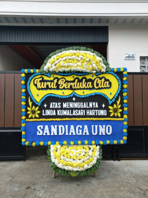 Papan Bunga Duka di Dempo Tengah